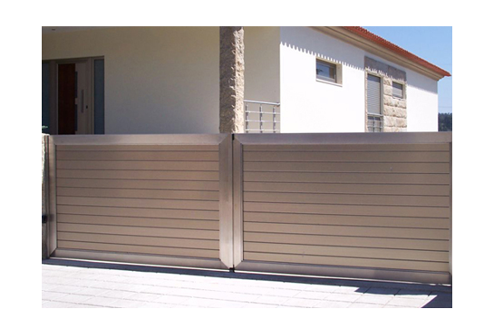 batiente puertasdirect garaje gris - Puertas enrollables para garajes y comercios